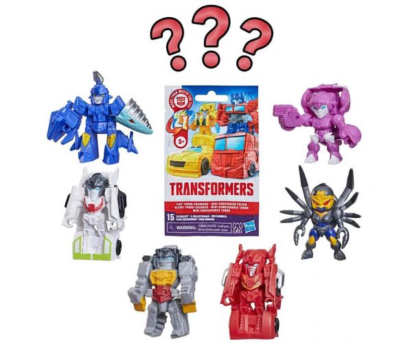Transformers: Tiny Turbo Changers Figurine surpriză care se transformă rapid - Hasbro