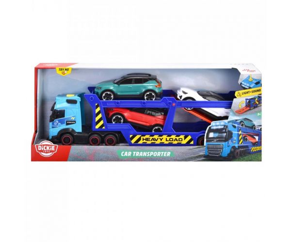 Autószállító 3db kisautóval - Dickie Toys