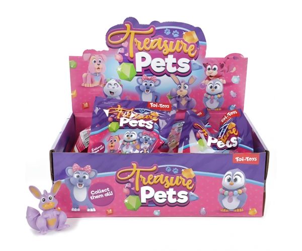 Treasure Pets: Állatos meglepetés figura 1db
