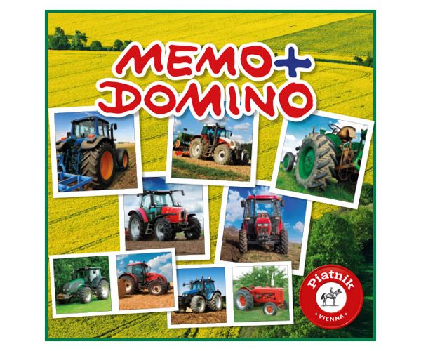 Traktorok Memo - Domino társasjáték - Piatnik