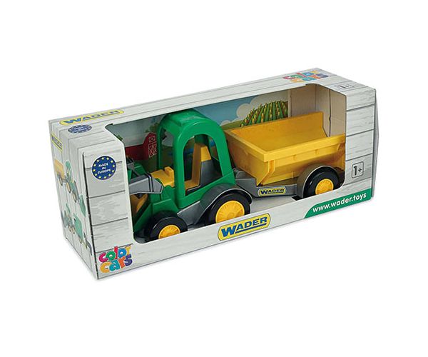 Tractor cu remorcă jucărie 38cm - Wader