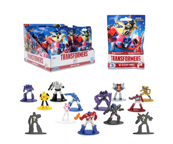 Transformers: Nano Metalfigs figură surpriză din metal, mai multe modele, 1 buc – Jada Toys