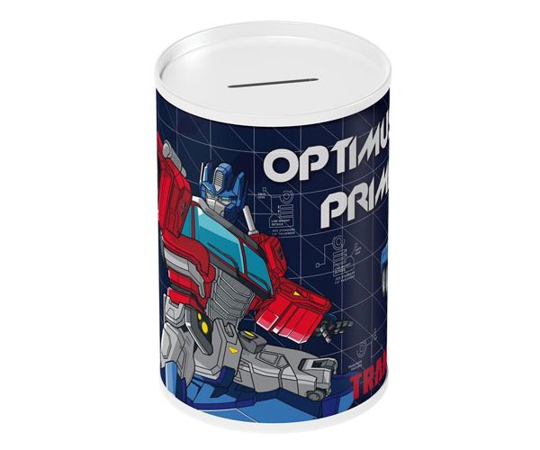Transformers - Optimus Prime pușculiță metal 10x15cm