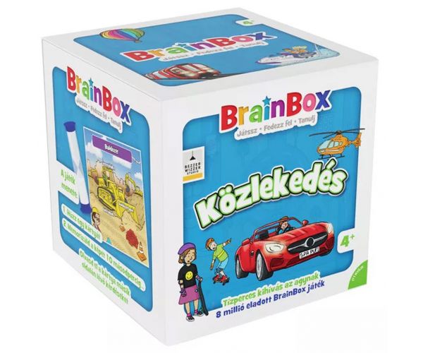Közlekedés társasjáték - Brainbox