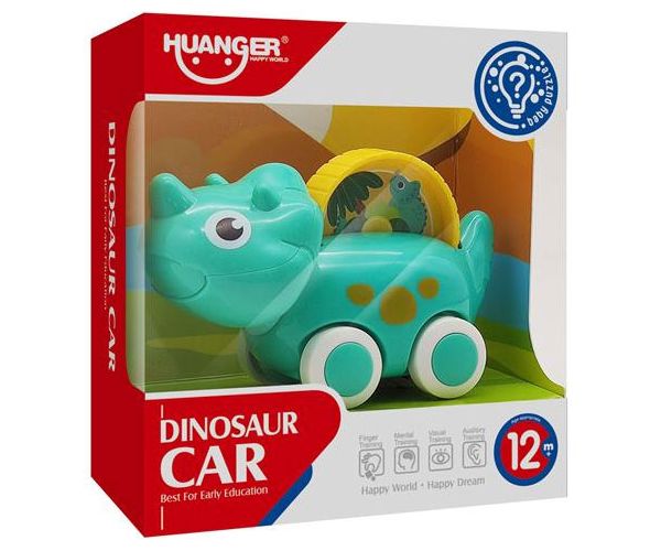 Triceratops dinozaur vehicul baby 11cm