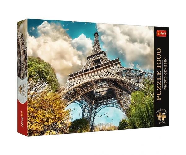 Turnul Eiffel, Paris puzzle premium plus de calitate, 1000 piese - Trefl