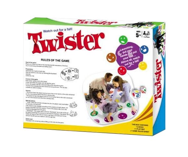 Twister ügyességi játék dobókockával