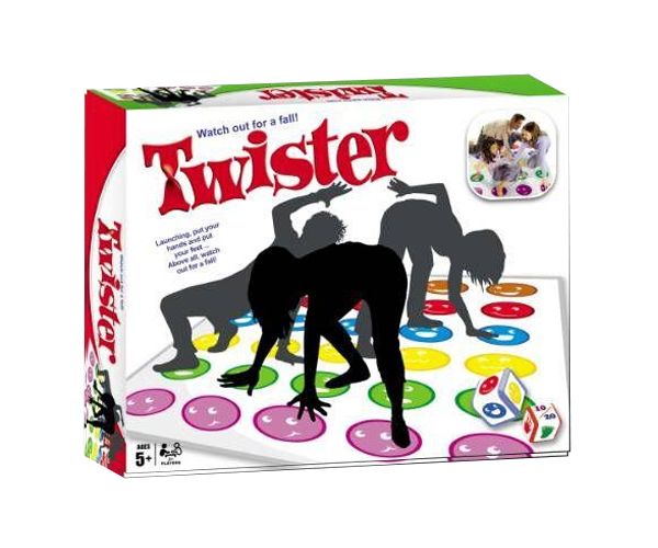 Twister ügyességi játék dobókockával