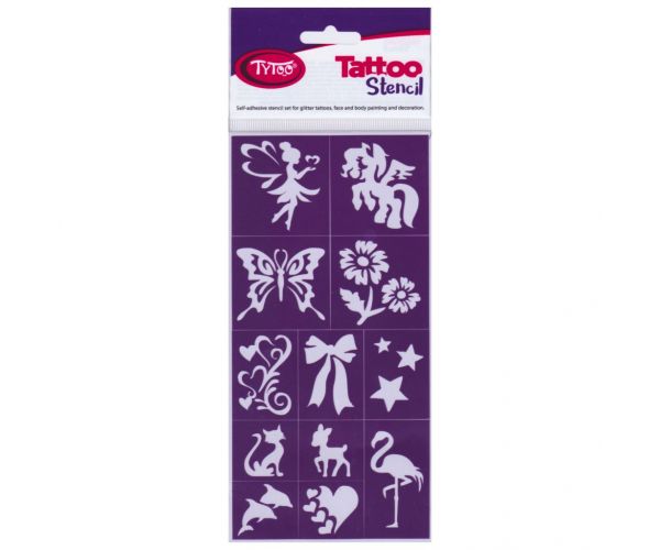 TyToo: Dream pack — set de șabloane pentru tatuaje cu sclipici pentru fete