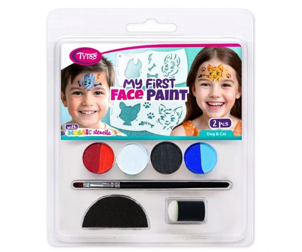 TyToo: Primul meu set de pictură facială - Câini și pisici