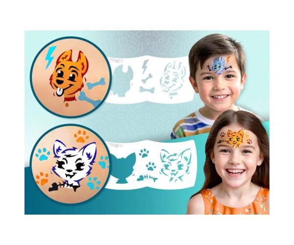 TyToo: Primul meu set de pictură facială - Câini și pisici