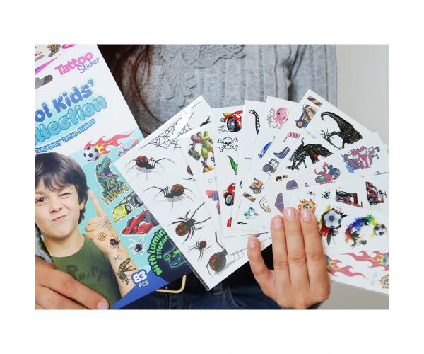 TyToo: Set de abțibilduri pentru tatuaje Colecția Cool Kids