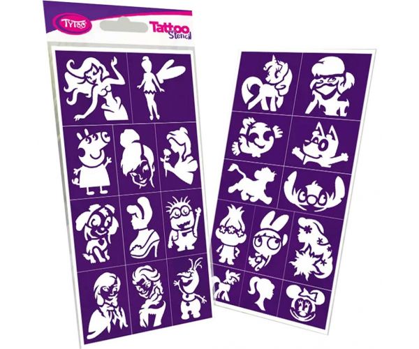 Tytoo: set de șabloane MagicToon, 23 piese