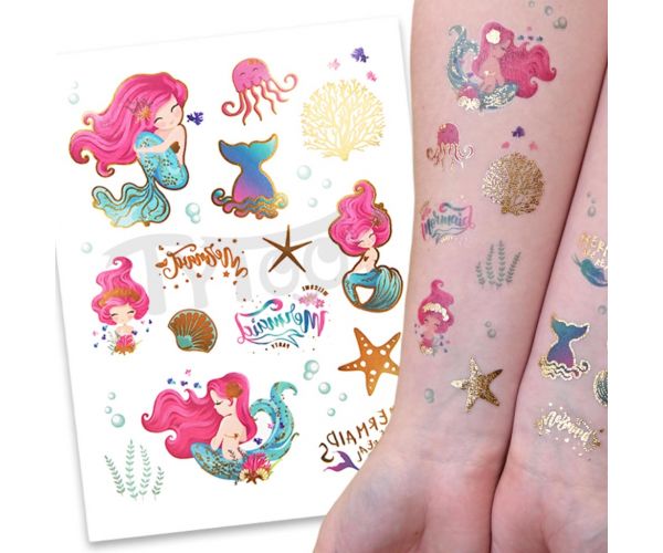 TyToo: Sirenă abțibild tatuaj