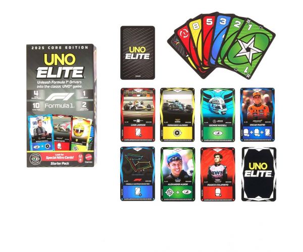 UNO Elite F1 joc de cărți - Mattel