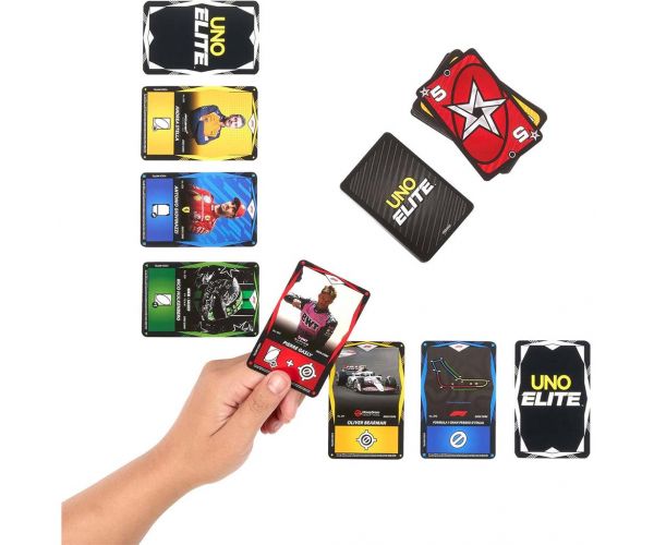 UNO Elite F1 joc de cărți - Mattel
