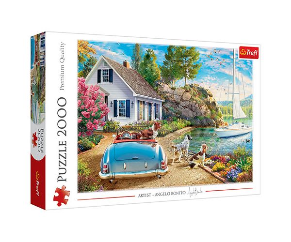 Un loc special de vacanță puzzle 2000 bucăți - Trefl
