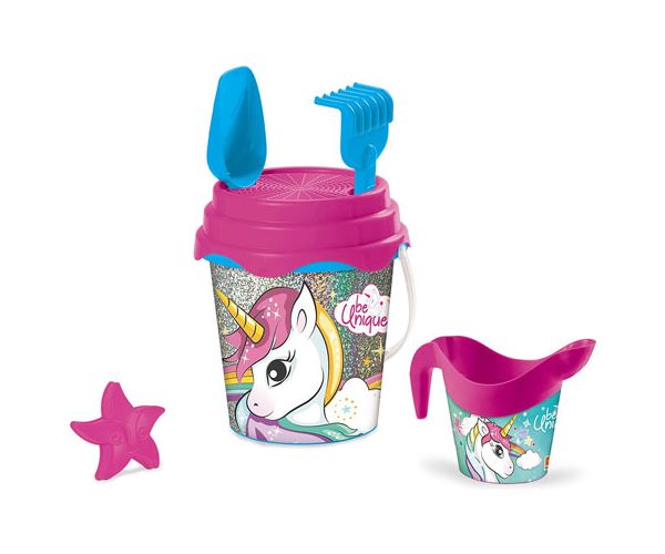 Unikornis homokozó szett vödörrel - Mondo Toys
