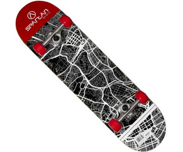 Utop negru demon skateboard - Spartan 
