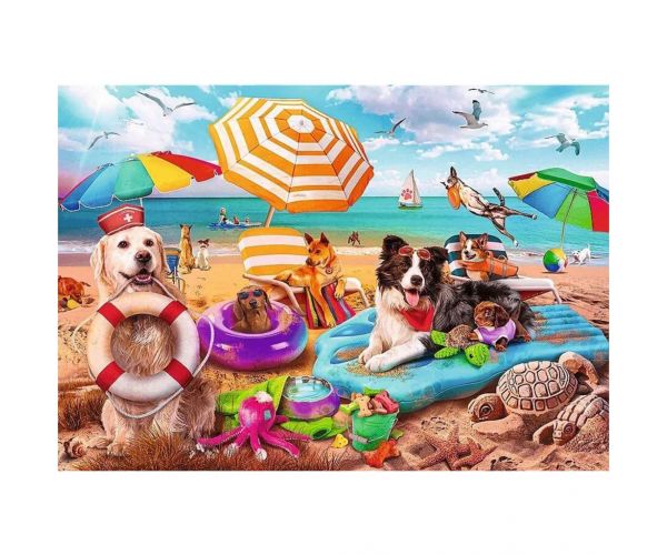 Vacanță puzzle 2x500 de piese - Trefl