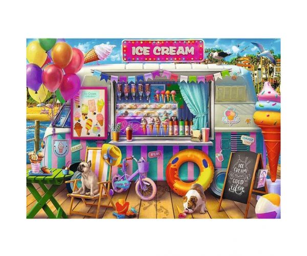 Vacanță puzzle 2x500 de piese - Trefl