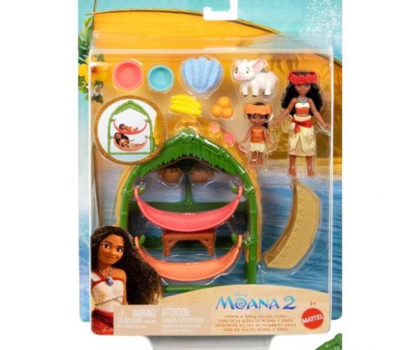 Vaiana 2: Set de joacă coliba Vaiana și Simea - Mattel