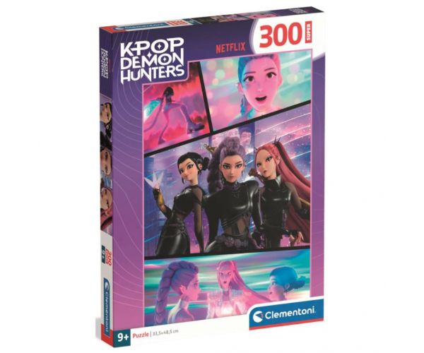 Vânători de demoni K-pop Super puzzle 300 piese - Clementoni