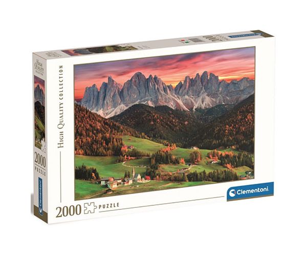Val Di Funes, Italia HQC puzzle 2000 bucăți - Clementoni