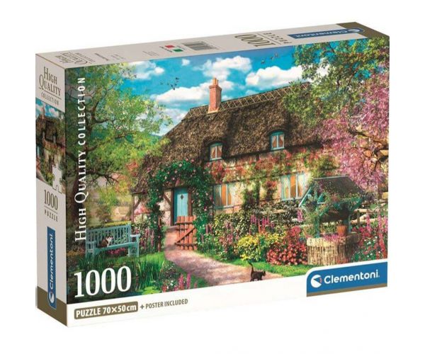 Vechea casă HQC puzzle compact de 1000 de piese - Clementoni