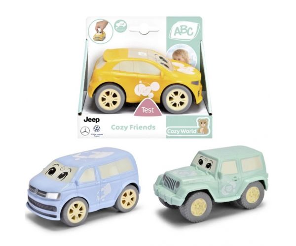 Vehicule ABC Cozy Friends, disponibile în mai multe variante, 1 buc - Simba Toys