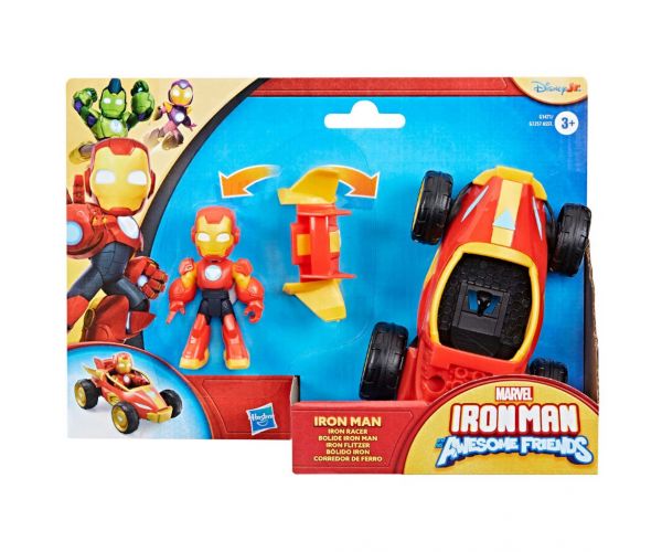 Vehiculul Marvel Iron Man – Iron Racer - Hasbro