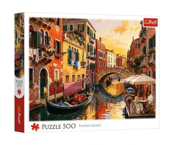 Veneția la apus Puzzle de 500 de piese Calitate Premium – Trefl