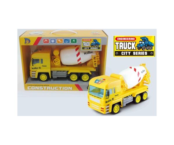 Betonkeverő teherautó modell fénnyel 27cm-es