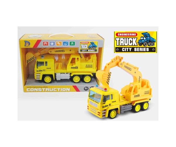 Vehicul mare de culoarea galbenă 27cm