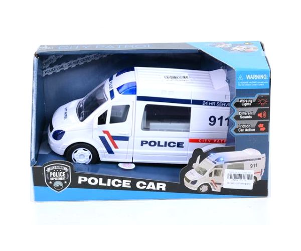 Vehicul Police cu sunete și lumini
