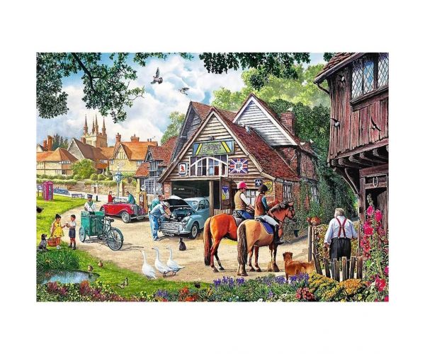 Viață idilică puzzle de 2x500 piese - Trefl