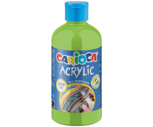 Vopsea acrilică verde 250 ml - Carioca