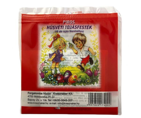 Ico: Húsvéti piros színű tojásfesték