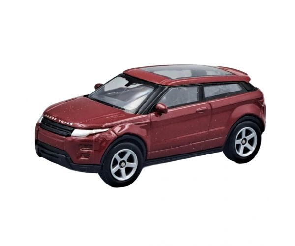 Welly: Land Rover Evoque bordo, model de mașinuță din metal, scara 1/64