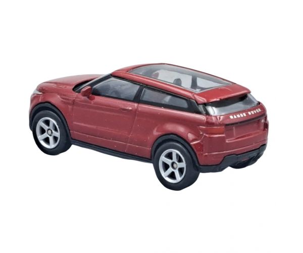 Welly: Model de mașină metalică Land Rover Evoque vișiniu, scară 1/64