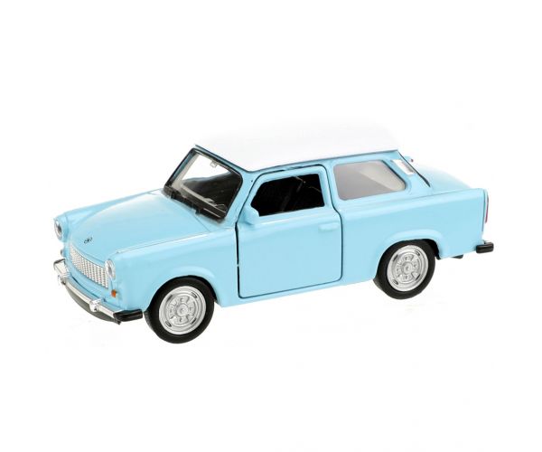 Welly: Model de mașină mică Trabant 601 din metal, disponibil în mai multe variante, 11 cm