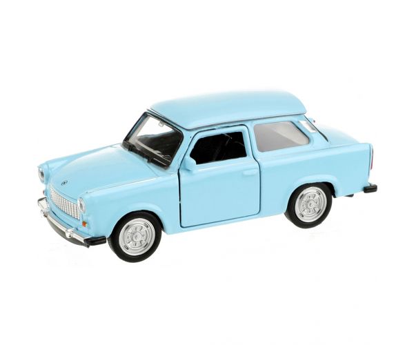 Welly: Model de mașină mică Trabant 601 din metal, disponibil în mai multe variante, 11 cm