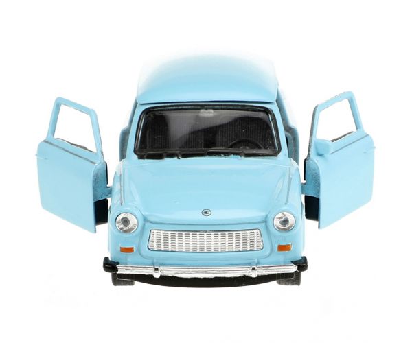 Welly: Model de mașină mică Trabant 601 din metal, disponibil în mai multe variante, 11 cm