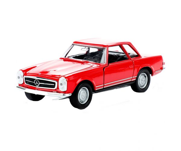Welly: Model de mașinuță din metal Mercedes-Benz 1963 230SL, disponibil în mai multe variante, 11 cm