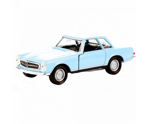 Welly: Model de mașinuță din metal Mercedes-Benz 1963 230SL, disponibil în mai multe variante, 11 cm