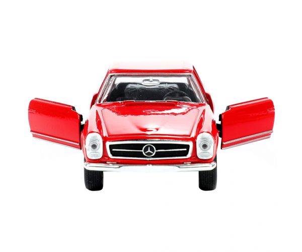 Welly: Model de mașinuță din metal Mercedes-Benz 1963 230SL, disponibil în mai multe variante, 11 cm