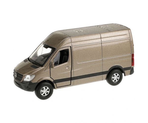 Welly: Model de mașinuță din metal Mercedes-Benz Sprinter, disponibil în mai multe variante, 11 cm