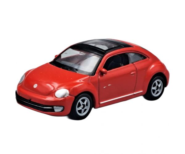 Welly: Model miniatur Volkswagen Broscuță modernă roșie, scară 1/64