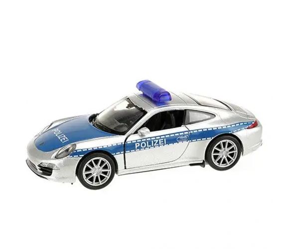 Welly: Porsche 911 mașinuță metalică de poliție, 11 cm