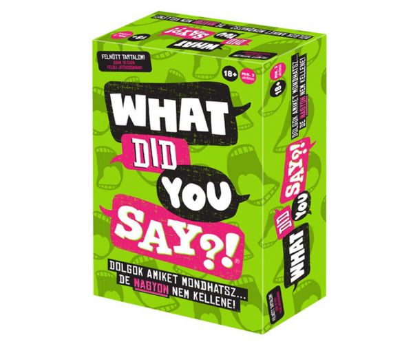 What Did You Say? joc de societate pentru adulți